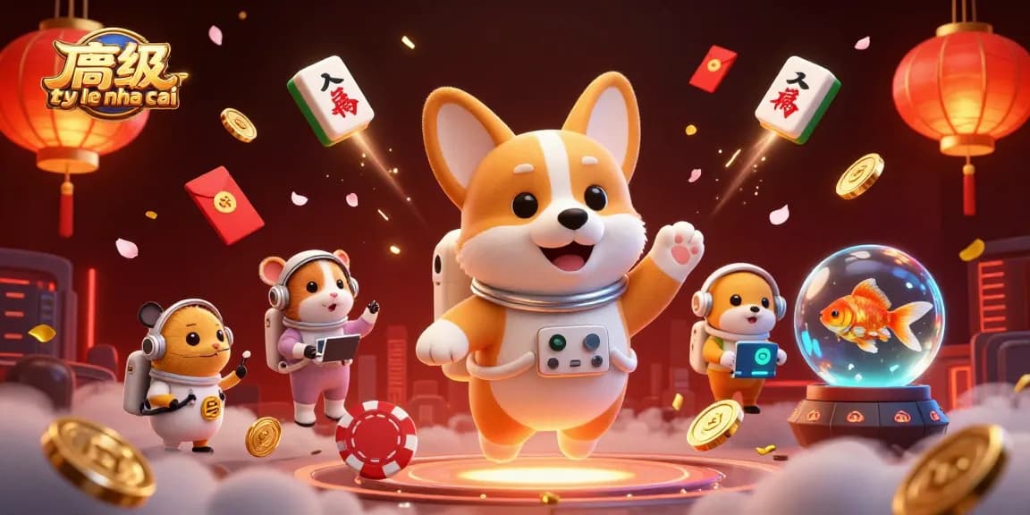 Engage with ty le nha cai and witness a vibrant cosmic casino scene, featuring unique characters.