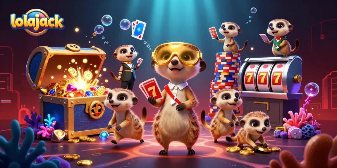 Engage in thrilling casino action at lolajack with meerkats facilitating games and jackpots.