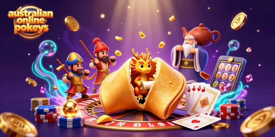 Spin to win with top australian online pokies in an enchanting casino scene.