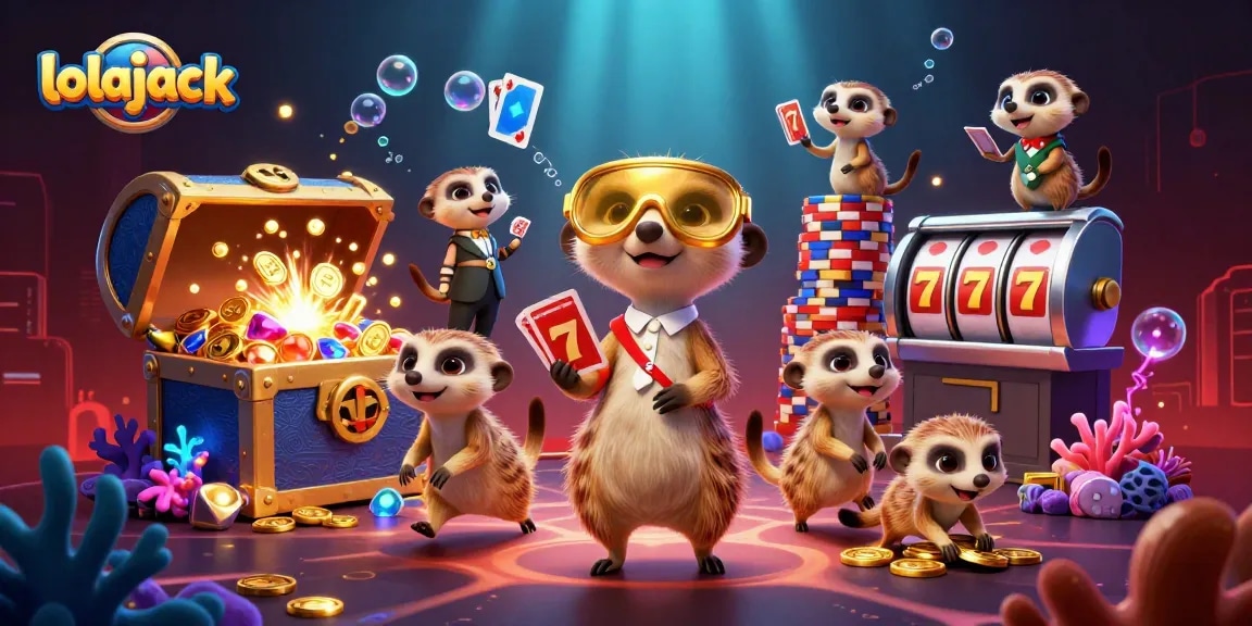 Engage in thrilling casino action at lolajack with meerkats facilitating games and jackpots.