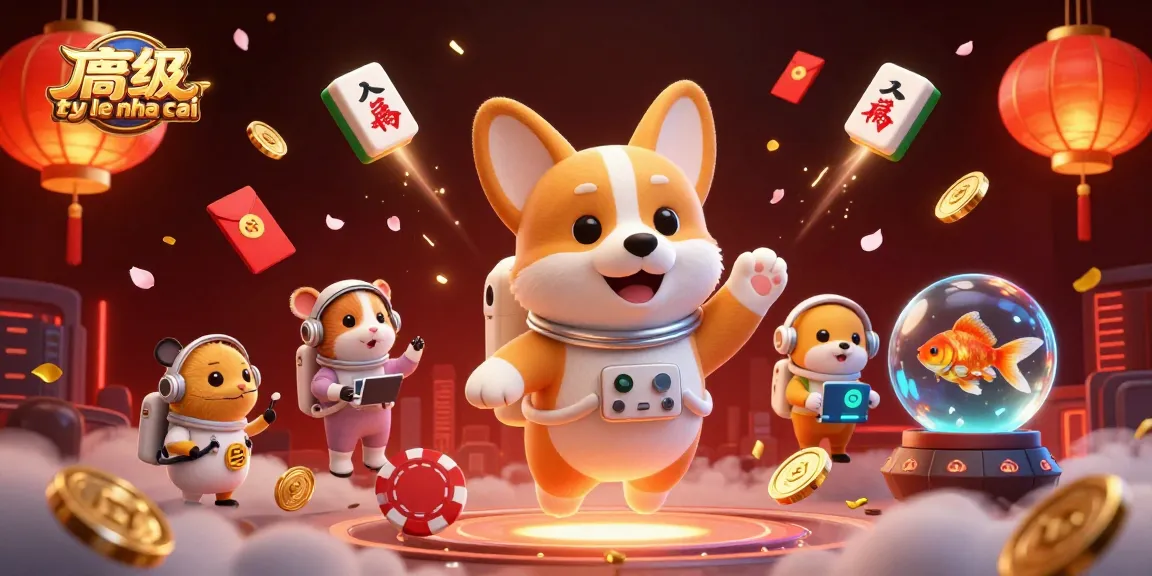 Engage with ty le nha cai and witness a vibrant cosmic casino scene, featuring unique characters.