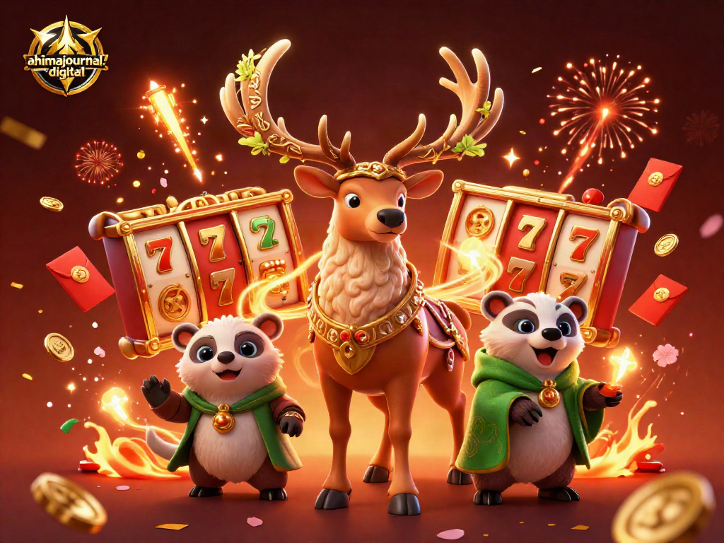 Engage with innovative gameplay at ahimajournal-digital, featuring a vibrant casino scene with a Celtic druid and rich symbols.